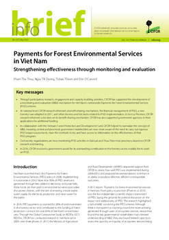 Story of Change: Vietnam developes a PFES system and stronger forest legislation